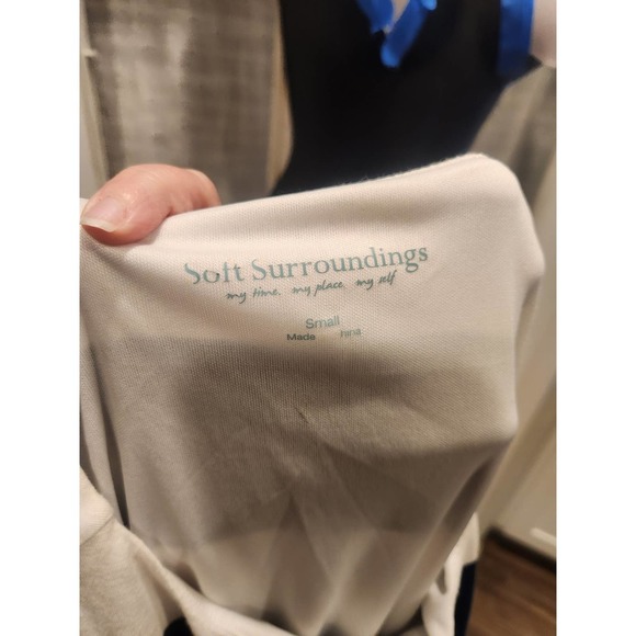 Soft Surroundings Navy and White Striped Dress - Picture 5 of 5